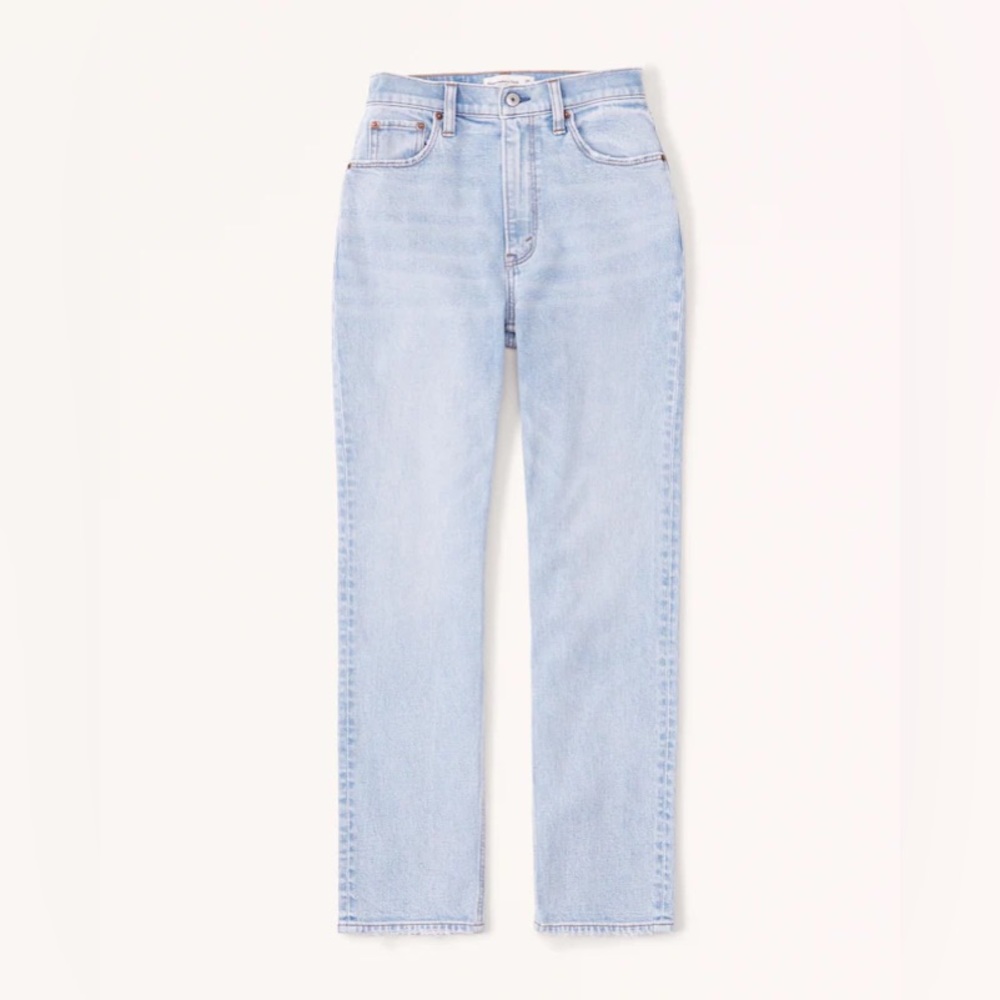 Abercrombie Curve Love Ultra High Rise 90s Straight Jean